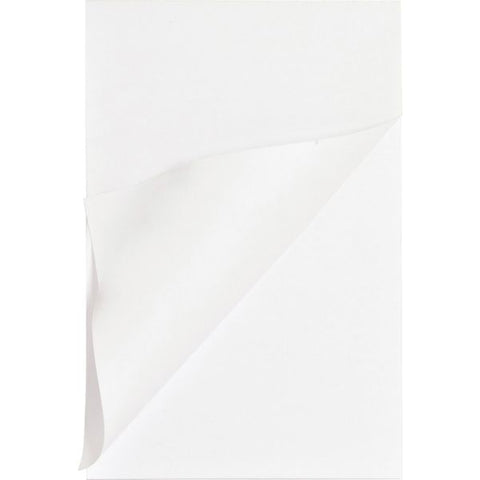 Business Source Plain Memo Pads 4" x 6" Size - Unruled - Glued Binding - White - 100 Sheets/ Pad - 144 Pads/ Carton