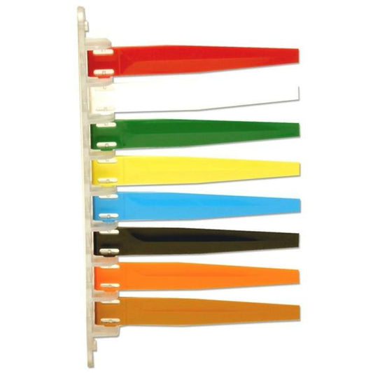 Unimed Status Flags, 8 Flags, Assorted Colors