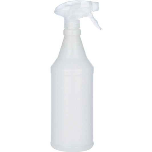 SKILCRAFT 8125015770212 Trigger Spray Bottle 32 oz Capacity - Plastic - Clear - 1 Each