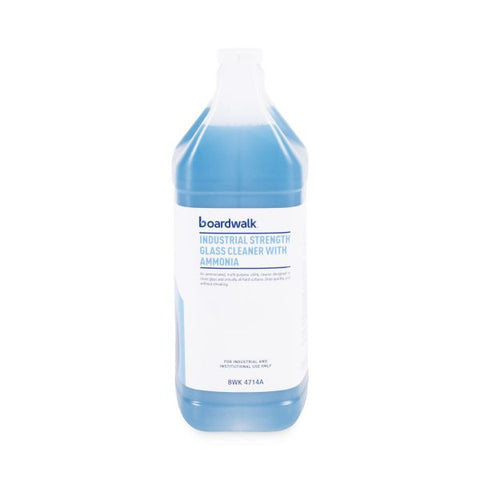 Boardwalk Industrial Strength Glass Cleaner with Ammonia, 1 gal Bottle