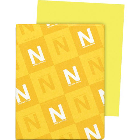 Astrobrights Color Cardstock, Smooth, 65lb, 8 1/2 x 11, Lift-Off Lemon, 250 Sheets