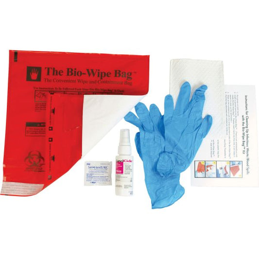 Unimed Econo Emergency Spill Kit, 7 Pieces, 9 x 12