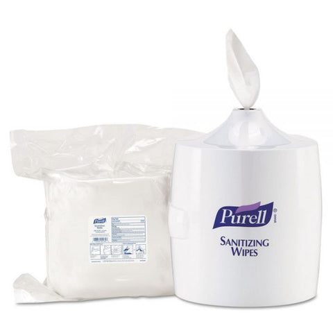 PURELL Hand Sanitizer Wipes Wall Mount Dispenser, 1,200/1,500 Wipe Capacity, 13.3 x 11 x 10.88, White