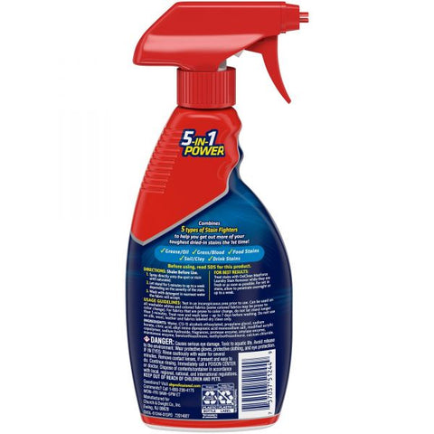 OxiClean Max Force Stain Remover Spray - 12 fl oz (0.4 quart) - 1 Each - Blue