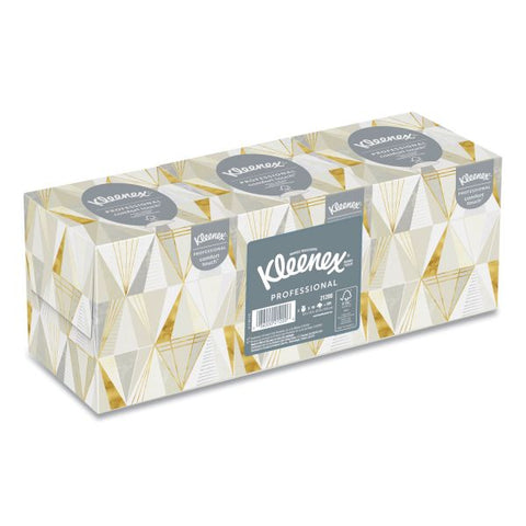 Kleenex Boutique White Facial Tissue, 2-Ply, Pop-Up Box, 95 Sheets/Box, 3 Boxes/Pack