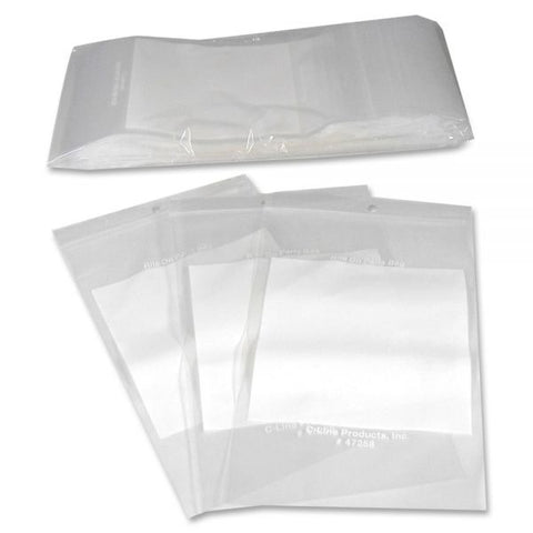 C-Line Write-On Poly Bags, 2 mil, 5" x 8", Clear, 1,000/Carton