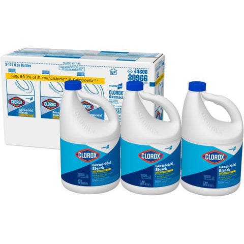 CloroxPro Germicidal Bleach Concentrate Liquid - 121 fl oz (3.8 quart) - 168 / Pallet - Clear