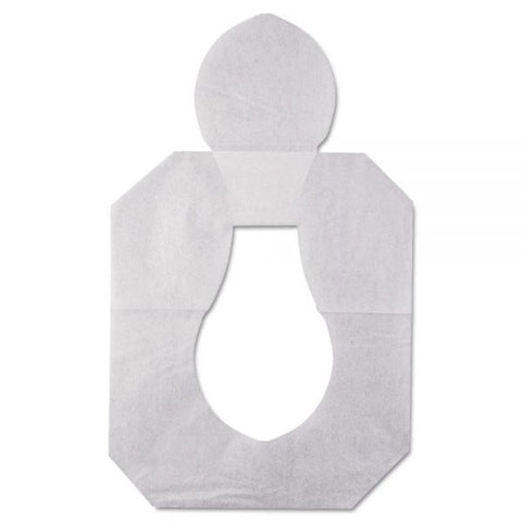 HOSPECO Health Gards Toilet Seat Covers, Half-Fold, 14.25 x 16.5, White, 250/Pack, 10 Boxes/Carton