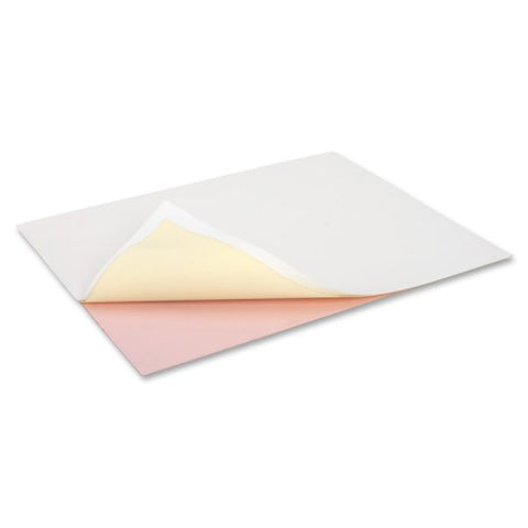 NCR Paper Superior 3-Part Computer Paper 8.50" x 11" - White, Canary, Pink - 167/ Pack