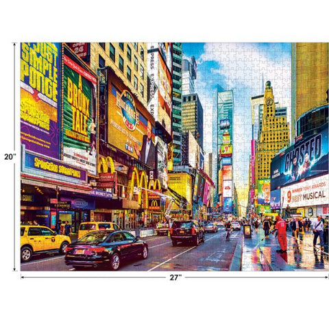 Cra-Z-Art Kodak 1,000 Piece Jigsaw Puzzle, Times Square, 20” x 27”