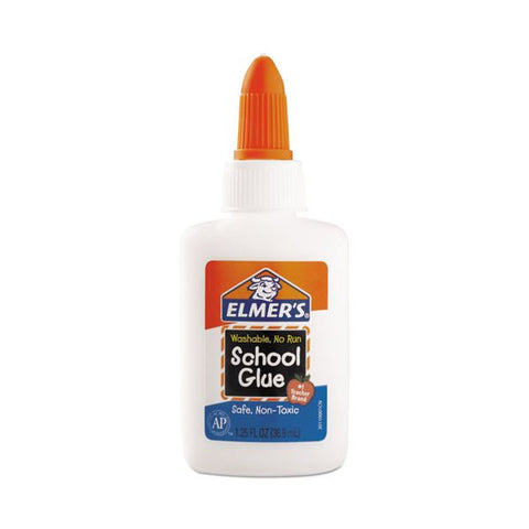 Elmer's Washable School Glue, 1.25 oz, Dries Clear