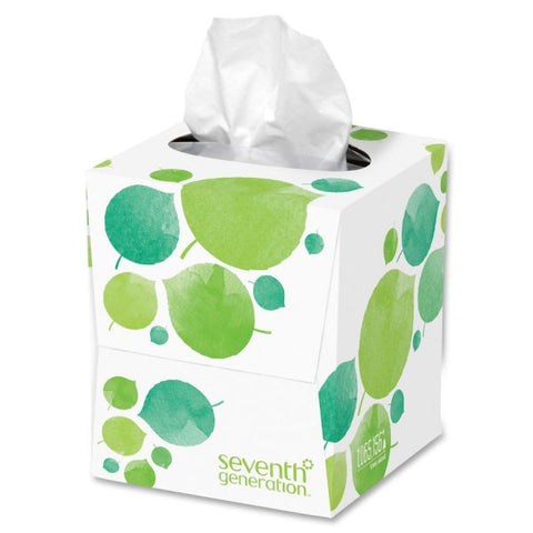 Seventh Generation 100% Recycled Facial Tissue, 2-Ply, 85 Sheets/Box, 36 Boxes/Carton