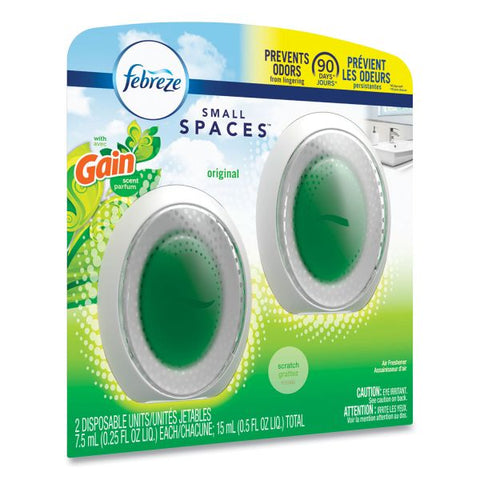 Febreze smallSPACES, Gain Original Scent, 7.5 mL Cartridge, 2/Pack