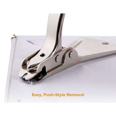 Bostitch Heavy Duty/Carton Staple Remover Metal - Chrome - Staple Shield - 1 Each