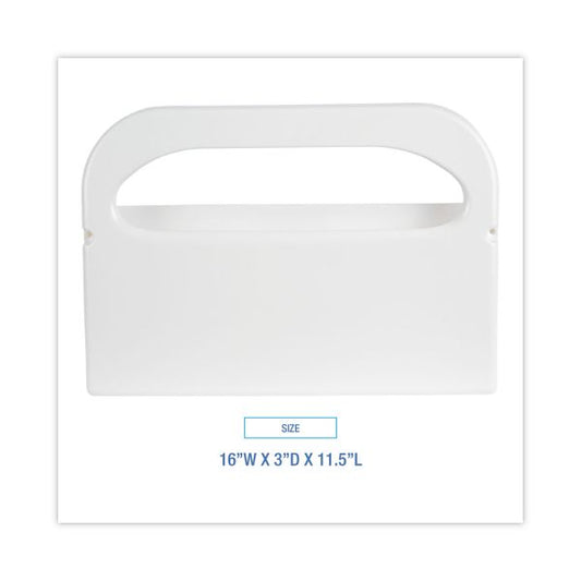 Boardwalk Toilet Seat Cover Dispenser, 16 x 3 x 11.5, White, 2/Box