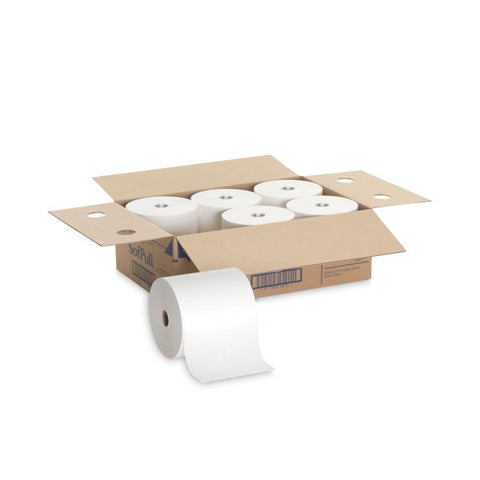 Georgia Pacific Professional Hardwound Roll Paper Towel, 7 7/8 x 1000 ft, 1-Ply, White, 6 Rolls/Carton