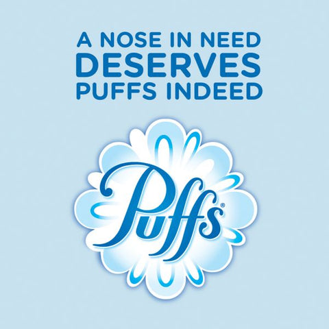 Puffs Basic 2-Ply Facial Tissues 180 Tissues/ Box - 24 Boxes/ Carton - 2-Ply - White Tissues