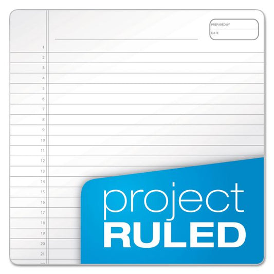 Ampad Gold Fibre Wirebound Project Notes Pad, Project-Management Format, Navy Cover, 70 White 8.5 x 11.75 Sheets