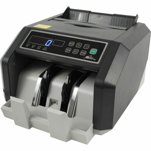 Royal Sovereign Back Load Bill Counter with Counterfeit Detection, 1,400 Bills/min, 12.24 x 10.16 x 7.01, Black/Silver