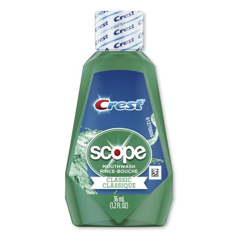 Crest + Scope Rinse, Classic Mint, 36 mL Bottle, 180/Carton