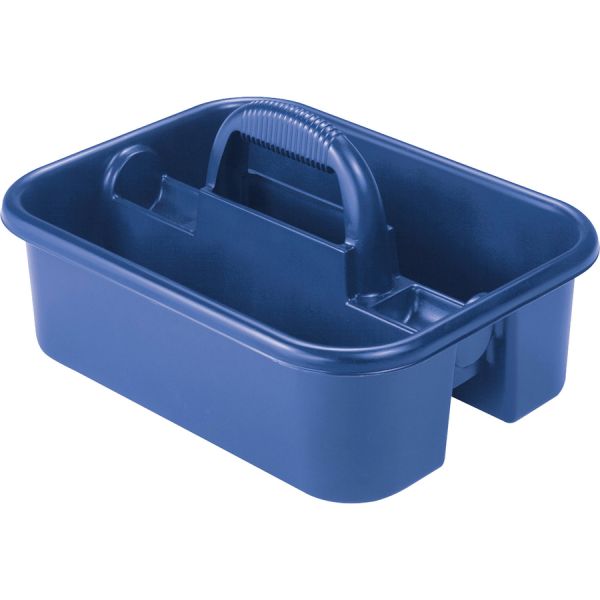 Akro-Mils Handheld Tote Caddy 18.3" Width x 8.8" Depth x 13.8" Height - Polypropylene - Blue