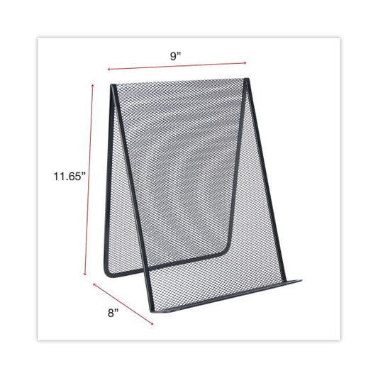 Universal Metal Mesh Document Holder Free Standing, 35 Sheet Capacity, Metal, Black