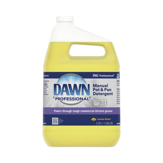 Dawn Professional Manual Pot/Pan Dish Detergent, Lemon, 4/Carton