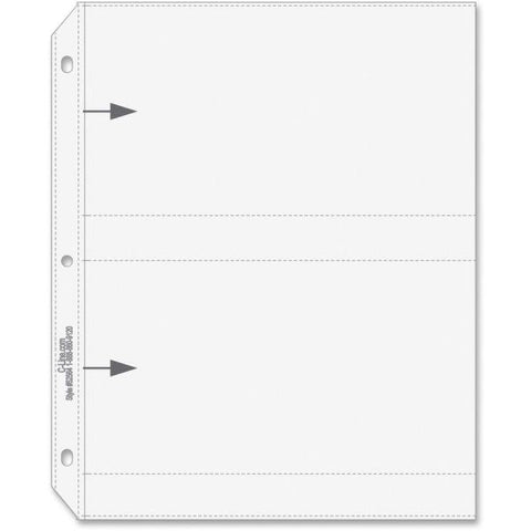 C-Line Ring Binder Photo Storage Pages 4 Capacity - 4" Width x 6" Length - 3-ring Binding