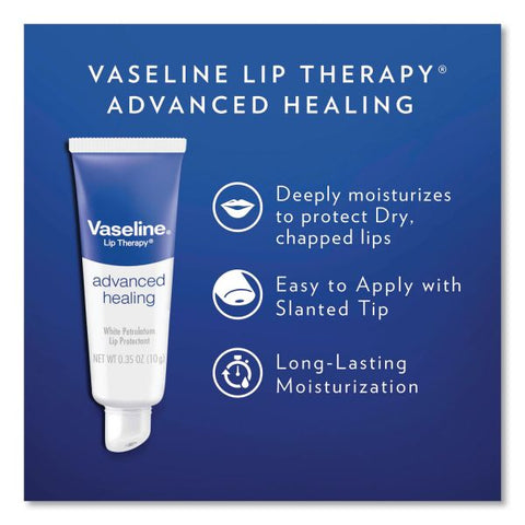 Vaseline Lip Therapy Advanced Lip Balm, Original, 0.35 oz Tube