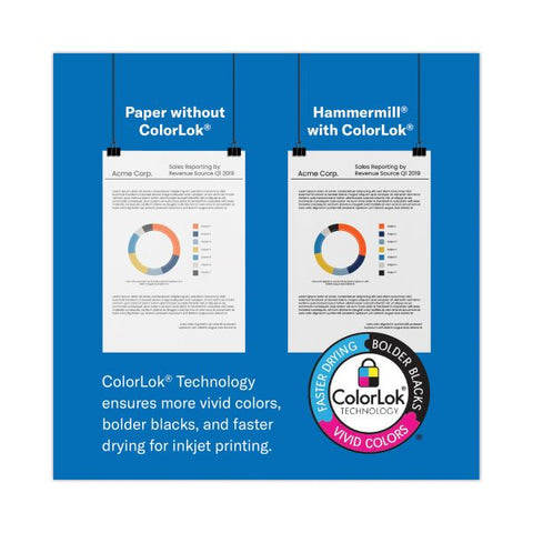 Hammermill Copy Plus Print Paper, 92 Bright, 20 lb Bond Weight, 8.5 x 11, White, 500 Sheets/Ream, 5 Reams/Carton 92 Brightness - Letter - 8 1/2" x 11" - 20 lb Basis Weight - 75 g/m&#178; Grammage - 5 / Carton - Acid-free, ColorLok Technology, Jam-free