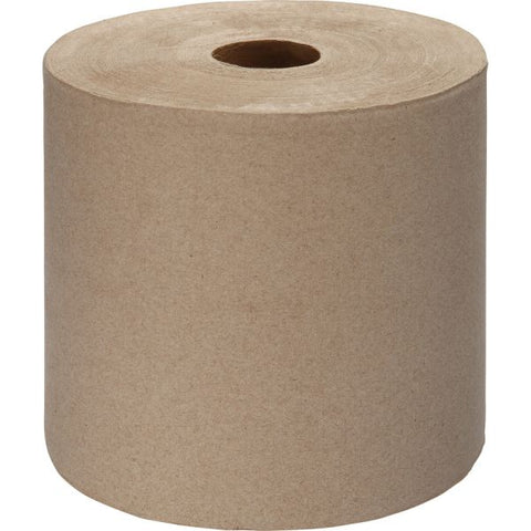 Genuine Joe Embossed Hardwound Paper Towel Rolls, 7.88" x 1,000 ft, 6 Rolls/ Carton 7.88" x 1,000 ft - 6 Rolls/ Carton