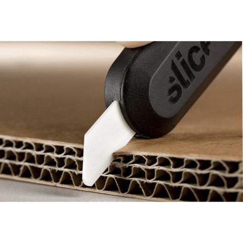 slice Safety Utility Knife Blades, Rounded Tip, Ceramic Zirconium Oxide, 3/Pack