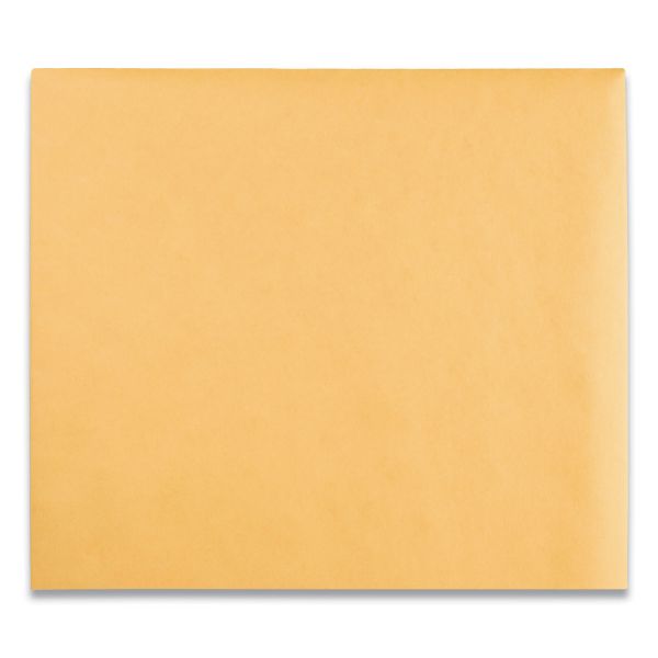 Quality Park Clasp Envelope, 28 lb Bond Weight Kraft, #95, Square Flap, Clasp/Gummed Closure, 10 x 12, Brown Kraft, 100/Box