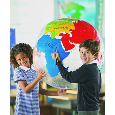 Learning Resources Inflatable Labeling Globe Game Theme/Subject: Learning - Skill Learning: Geography, History, Trade Route - 5-8 Year