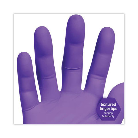 Kimtech PURPLE NITRILE Exam Gloves, 242 mm Length, Small, Purple, 100/Box