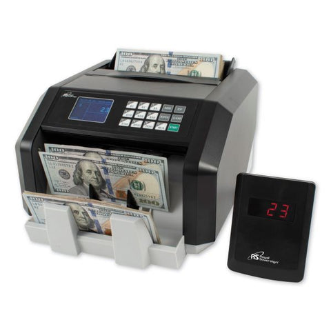 Royal Sovereign Back Load Bill Counter w/ Value Counting/Counterfeit Detection, 1400 Bills/Min