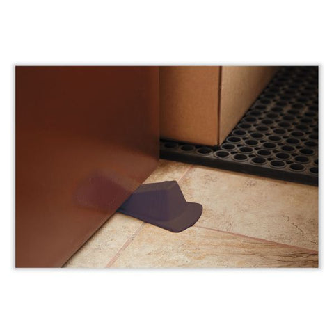 Master Caster Giant Foot Doorstop, TPR, 3.5w x 6.75d x 2h, Brown, 12/Box