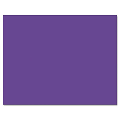 Pacon Four-Ply Railroad Board, 22 x 28, Purple, 25/Carton