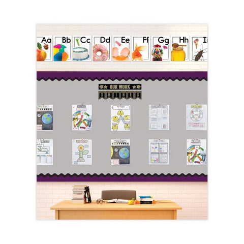 Carson-Dellosa Education Curriculum Bulletin Board Set. Alphabet, 27 Pieces