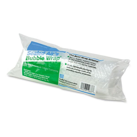 Sealed Air Bubble Wrap® Cushioning Material, 3/16" Thick, 12" x 10 ft.