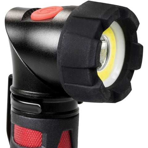 Dorcy Ultra HD Series COB Swivel Flashlight AAA - Metal - Black, Red