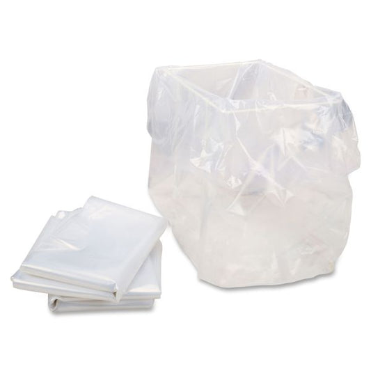 HSM Shredder Waste Bags 13 Gallon Capacity - Clear - 100/ Carton