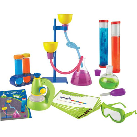 Learning Resources Age3+ Primary Science Deluxe Lab Set Theme/Subject: Learning - Skill Learning: Science Experiment, Problem Solving, Visual, Fine Motor, Direction, Sequential Thinking, Prediction - 45 Pieces - 3+ - 1 / Set