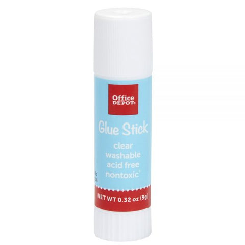 Glue Sticks, 0.32 Oz, Clear, Pack Of 30 Glue Sticks