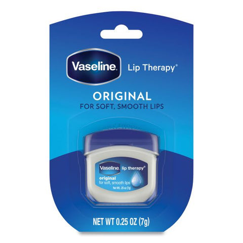 Vaseline Lip Therapy, Original, 0.25 oz, Plastic Flip-Top Container