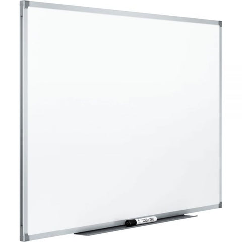 Quartet 48" x 36" Standard DuraMax Magnetic Porcelain Dry Erase Whiteboard White Board with Aluminum Frame - 1 Each