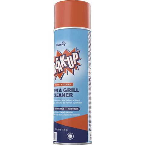 BREAK-UP Oven And Grill Cleaner, Ready to Use, 19 oz Aerosol Spray 6/Carton