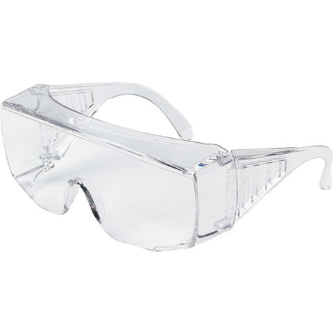 MCR Safety 9800 Series Clear Uncoated Lens Safety Glasses Polycarbonate - 1 Each - Clear