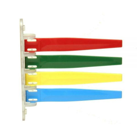 Unimed Status Flags, 4 Flags, Assorted Colors