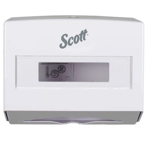 Scottfold Folded Towel Dispenser, 10.75 x 4.75 x 9, White